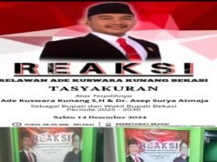 Menangi Pilkada, Relawan Ade Kuswara Kunang Bekasi (REAKSI) Gelar Syukuran