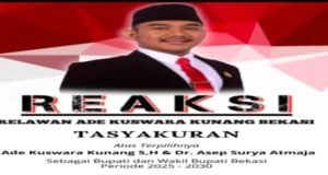 Menangi Pilkada, Relawan Ade Kuswara Kunang Bekasi (REAKSI) Gelar Syukuran