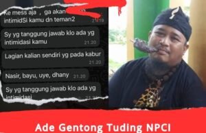 Ade Gentong Tuding NPCI Melakukan Pembohongan Publik