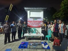 Ngopi Kamtibmas di Pos Satkamling, Polsek Sukatani ajak Warga Ciptakan Lingkungan yang Aman Dan Nyaman.