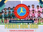 Sekolah Sepak Bola ( SSB ) Putra CabangBungin Buka Penerimaan Peserta Didik Baru Tahun Ajaran 2025/2026.
