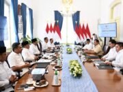 Presiden Prabowo Bersama Wakil Presiden Gibran Rakabuming,Menerima Menteri Koordinator dan Sejumlah Menteri Dibawah Kementerian Koordinator Bidang Pemberdayaan Masyarakat.