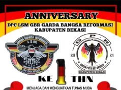 Anniversary ke-1, LSM GBR Kabupaten Bekasi Gelar Santunan Anak Yatim.