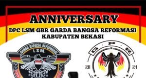 Anniversary ke-1, LSM GBR Kabupaten Bekasi Gelar Santunan Anak Yatim.