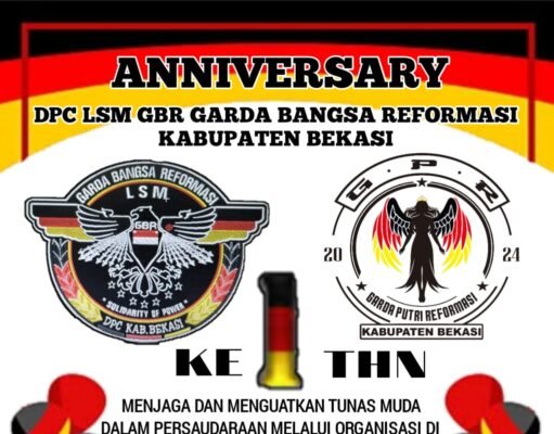 Anniversary ke-1, LSM GBR Kabupaten Bekasi Gelar Santunan Anak Yatim.