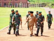 Pangdivif 2 Dampingi Kunjungan Kerja Menhan Republik Indonesia.