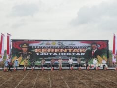 Kepala BSKDN Hadiri Penanaman Jagung Serentak 1 Juta Hektar di Subang.