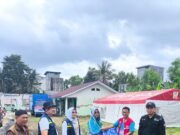 Plt. Kadinkes Lampung Selatan, Lakukan Pemantauan Fasyankes Dan Berikan Bantuan Korban Banjir Desa BandarAgung.