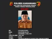 Porles Karawang Tetapkan Tersangka Daftar Pencarian Orang ( DPO ),Kades Enjun Penggelapan Lahan.