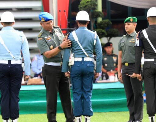 Kasdam II/Sriwijaya Pimpin Upacara Gelar Ops Gaktib dan Yustisi Polisi Militer.