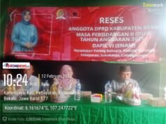 Anggota DPRD Kabupaten Bekasi Martina Ningsih,Gelar Reses 11 ( Dua ) Menampung Aspirasi masyarakat Davil VI.