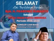 Terpilihnya Kembali Prabowo Subianto Sebagai Ketum Gerindra,NR Icang Rahardian SH Ketum IWO-I Ucapkan Selamat.