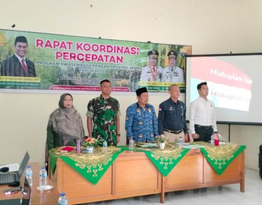 Dandim 0420/Sarko Letkol Inf Suyono, S.Sos Hadiri Roadshow Swasembada Pangan.