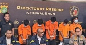 Polda Metro jaya Berhasil Menangkap,5 Pelaku Perampokan dan Pembunuhan Nenek Dicabangbungin Bekasi