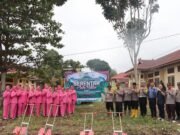 Dukung Swasembada Pangan, Kapolres Bungo AKBP Natalena Eko Cahyono. S.KOM Lakukan Penanaman Bibit Jagung.