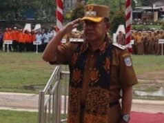 Wabup Merangin H.A Khafid Pimpin Apel Perdana.