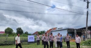 Kapolres Sarolangun Dampingi Tim Supervisi Polda Jambi, Tinjau Kebun Jagung di Desa Pelawan Jaya.