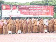 Bupati dan Wakil Bupati Bekasi Pimpin Apel Perdana dan Tinjau Pelayanan Publik.