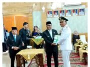 Al Haris Gubernur Jambi Hadiri Pisah Sambut Bupati H.Hurmin Dengan Pj Bupati Bahri.