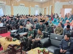 Dandim 0420/Sarko Hadiri Acara Serah Terima Jabatan Bupati Sarolangun.