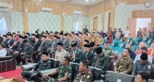 Dandim 0420/Sarko Hadiri Acara Serah Terima Jabatan Bupati Sarolangun.
