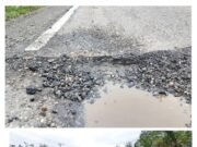 Dinas PUPR Provinsi Jambi, Diduga Ancam Keselamatan Pengendara Yang Melintas.