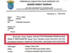 IWO Indonesia Kritisi Undangan Silaturahmi Sekda OKI Diduga Bernuansa Politik.