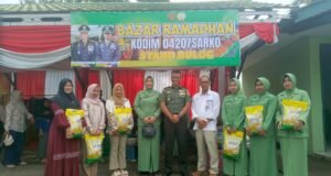 Bazar Ramadhan Kodim 0420/Sarko, Dalam Rangka Menyambut Hari Raya Idul Fitri 1446 H TH 2025, Menjadi Wujud Nyata TNI Selalu Dengan Masyarakat