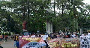 Aksi Damai Warga Sukatani dan Sukakarya Dukung Disahkannya UU TNI Tahun 2025
