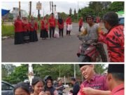 Partai PDI-P Kota Prabumulih Berbagi Takjil, Dijalan Lingkar Tugu Songket Gunung Ibul Timur