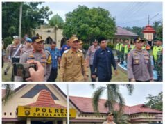 Polres Sarolangun Laksanakan Apel Gelar Pasukan Operasi Ketupat 2025, Dalam rangka pengamanan Idul Fitri 1446 H Tahun 2025