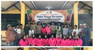 Polsek Pelawan Singkut Bersama Bhayangkari, Gelar Buka Puasa dan Berikan Santunan Untuk Anak Yatim