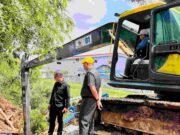 Jembatan Jati Wangi Yang Putus Akibat Longsor, Diperbaiki Pemkab Bekasi
