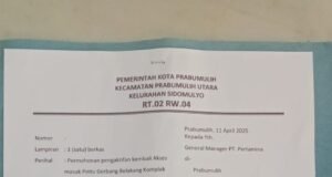 Warga Minta Gerbang Belakang Komperta Prabumulih Dibuka, LSM MRLB Desak PT PHRZ 4