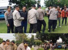 Pisah Sambut Kapolsek Pebayuran Diwarnai Isak Tangis
