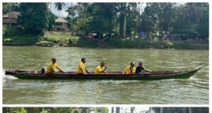 Kapolres Sarolangun Buka Secara Resmi Perlombaan Pacu Perahu Panitia Hari Besar Islam (PHBI) Teluk Kecimbung Tahun 2025