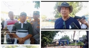 Dinas Lingkungan Hidup Kabupaten Bersama Muspika Sukatani, Bersihkan Tumpukan Sampah Pintu Air BSA 1 Kali Capang Sukatani