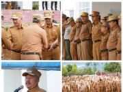 Bupati Monadi Pimpin Apel Perdana Pasca Libur Lebaran, Menekankan ASN Semangat Dalam Pelayanan Publik Ditingkatkan