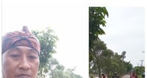 Ormas Ranting Setiajaya Pemuda Pancasila Kecamatan CabangBungin, Gelar Bakti Sosial Bersih-bersih Bahu Jalan Raya