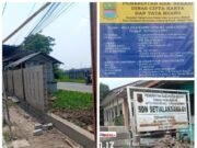 Wow…! Usai Viral di Medsos, Kegiatan Proyek Utilitas SDN Setialaksana 01 Ditinggal Kabur Pekerja
