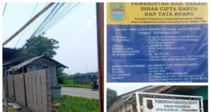 Wow…! Usai Viral di Medsos, Kegiatan Proyek Utilitas SDN Setialaksana 01 Ditinggal Kabur Pekerja