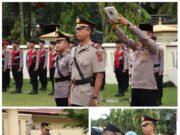 Serah Terima Jabatan, Sejumlah Perwira Polres Merangin Bergeser