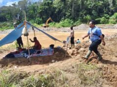 Polres Bungo Melakukan Penertiban Penambangan Emas Tanpa Izin