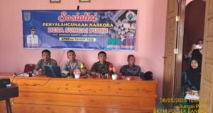 Melalui Bhabinkamtibmas Polres Merangin Ingatkan Masyarakat Terkait Bahaya Narkoba Dan Judi Online