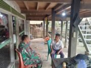 TNI dan Masyarakat Semakin Akrab, Komsos Jadi Jembatan Sinergi di Desa Sungai Keradak