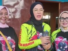 Ketua TP PKK Hj Lavita Apresiasi Merangin Zumba Party