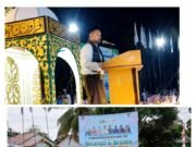 Bupati Sarolangun H Hurmin Buka MTQ Ke XII, Kapolsek Batin VIII Iptu erikuniawan dan Anggota Siap Amankan MTQ Sampai Selesai