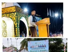 Bupati Sarolangun H Hurmin Buka MTQ Ke XII, Kapolsek Batin VIII Iptu erikuniawan dan Anggota Siap Amankan MTQ Sampai Selesai