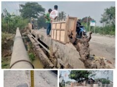 Minim Pengawasan Proyek Jembatan di Cabangbungin Amburadul 