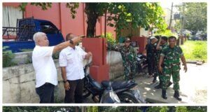 Prajurit TNI bersinergi Bantu Tertibkan PKL di Sarolangun